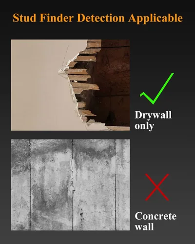 Miniatura 8 de Escáner de pared 6 en 1, herramienta de escáner de pared mejorada para detectar paneles de yeso, cables de CA de metal de madera con sensor