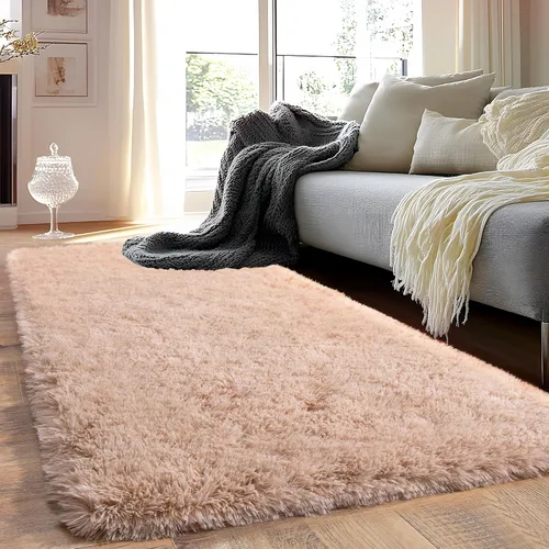 Miniatura 64 de Alfombras de Pasillo para Dormitorio 2x6 pies Alfombras de Pasillo para Pasillos Antideslizantes Suaves de Pelo Largo Alfombra de Cabecera, Alfombra
