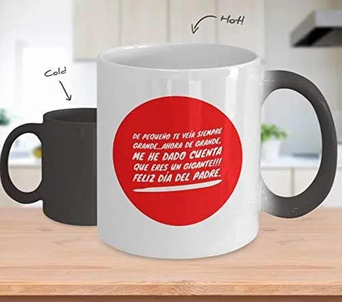 Miniatura 2 de Regalo para Papa Taza de Cafe Padre Vaso, taza café divertidas, tazas personalizadas, taza de café inspiradoras, taza con mensajes positivos.