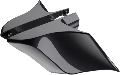 Miniatura 16 de Advanblack Barracuda - Cubiertas laterales estiradas plateadas (brillantes), paneles extendidos para Harley Touring Street Glide Road Glide Electra