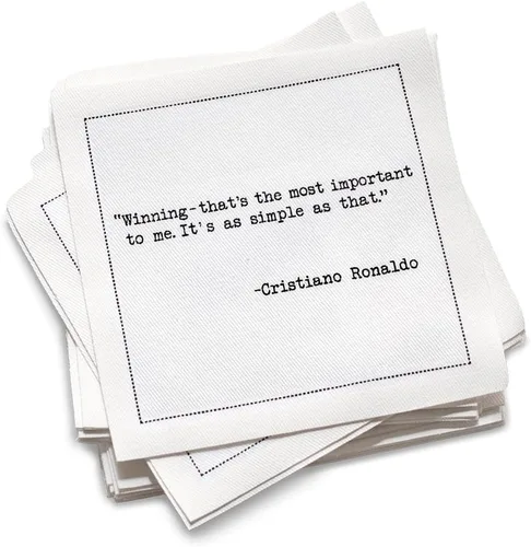 Miniatura 36 de Five Star Funny Dog Quotes Servilletas de cóctel de algodón blanco 50 servilletas de bebidas desechables de lujo con citas ingeniosas de perros