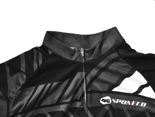 Miniatura 8 de sponeed - Jerséis de ciclismo para hombre, tops, camisas de ciclismo, manga corta, atuendo de ciclismo, chaqueta de ciclismo de cierre completo