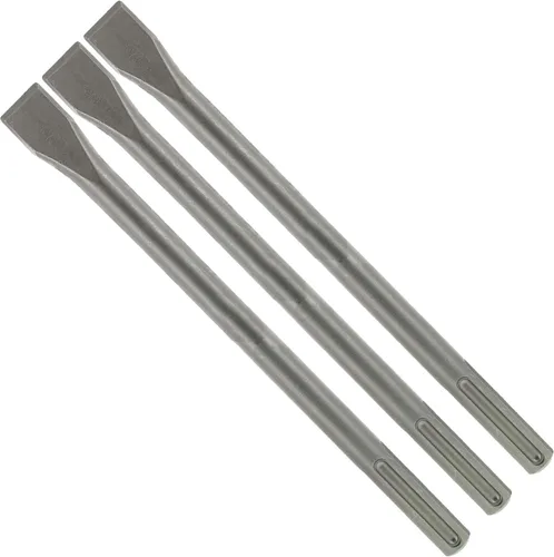 Diablo Cincel plano SDS-Max de 1 pulgada x 12 pulgadas (paquete de 3)
