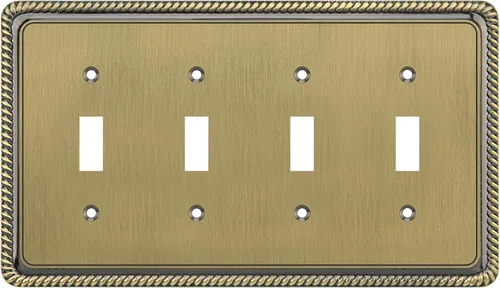 Miniatura 21 de Henne Bery Placa Decorativa de Pared con Borde de Cuerda Placa de Interruptor Cubierta de Tomacorriente