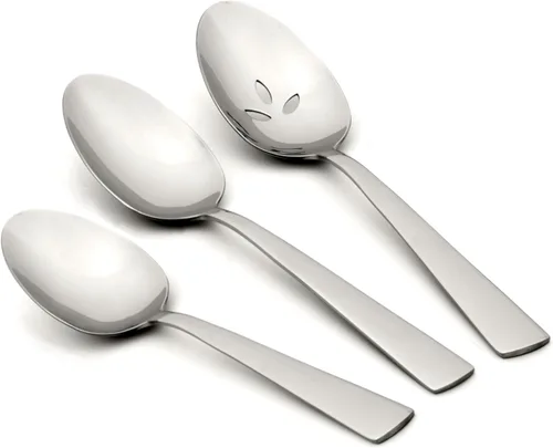 Miniatura 2 de Oneida H098006D Nocha Everyday Cucharas llenas cubiertas, juego de 6, 7 pulgadas de largo x 1.4 pulgadas de ancho