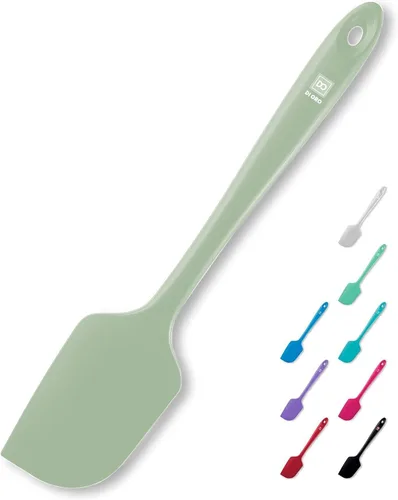 DI ORO Silicone Spatula - Espátula de cocina de silicona de 600 °F resistente al calor, espátula de goma para hornear, raspar y mezclar - Libre de