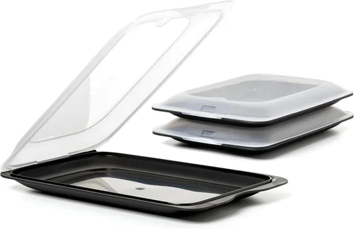 Miniatura 8 de TATAY Recipientes de carne fría para nevera Juego de 3 mini Almacenamiento de refrigerador Tapa extraíble Apta para microondas, congelador