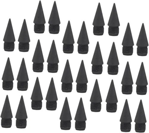 Miniatura 4 de Didiseaon 100 puntas de lápiz de repuesto, puntas infinitas para lápices, suministros escolares, sin tinta, punta de lápiz, bolígrafos de escritura