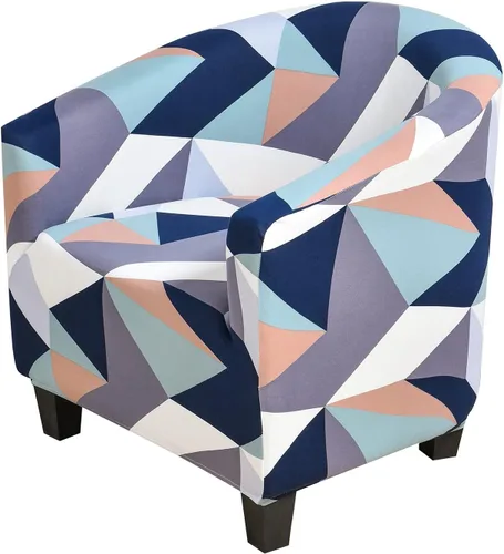 Miniatura 10 de HOTNIU Funda para silla de club, fundas para sillas de bañera para sillones, funda de sillón de alta elasticidad, protector de muebles para sala