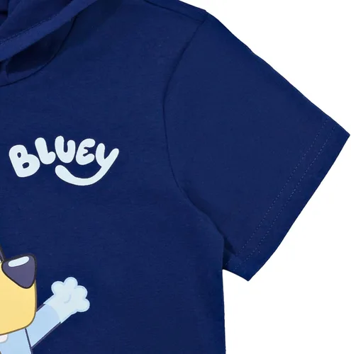 Miniatura 6 de Bluey Conjunto de camiseta y pantalones cortos de malla para cosplay de Bingo para niños pequeños