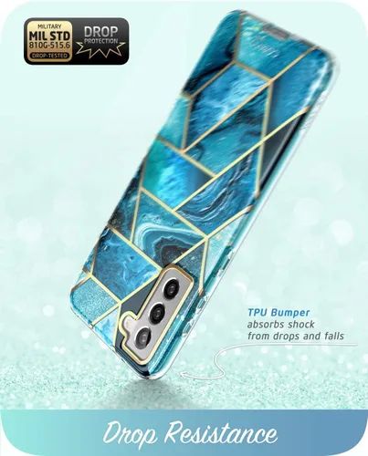Miniatura 4 de i-Blason Cosmo Series - Funda para Samsung Galaxy S21 FE 5G (versión 2022), funda protectora delgada y elegante con protector de pantalla integrado