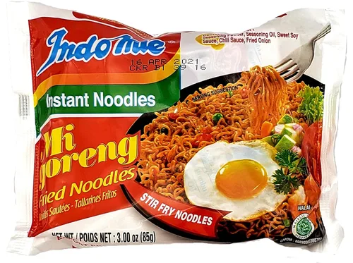 Miniatura 11 de Indomie Mi Goreng - Fideos salteados instantáneos, certificado Halal, sabor original (paquete de 30)