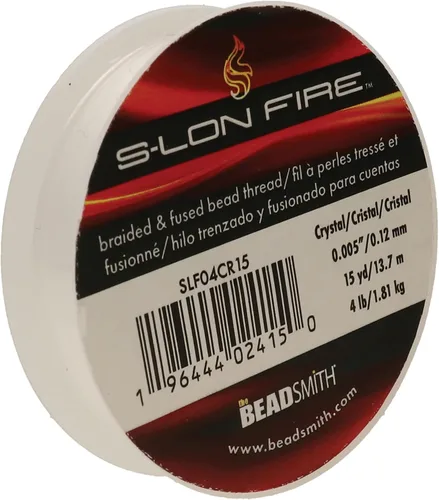 Miniatura 16 de The Beadsmith S-Lon Fire - Hilo de cuentas trenzado y fundido - Prueba de 6 libras, diámetro de 0.006 pulgadas/0.006 in, carrete de 50 yardas
