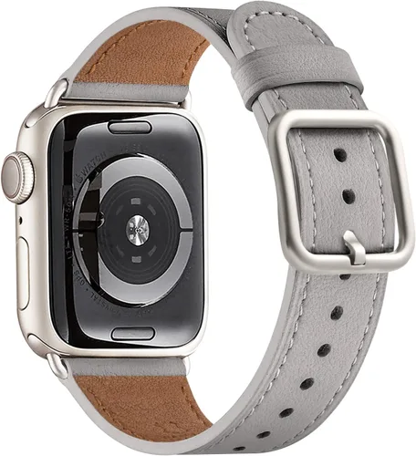 Miniatura 65 de MNBVCXZ Correas de cuero compatibles con Apple Watch para mujeres, correa de repuesto genuina para iWatch Series 11 10 9 8 7 6 5 4 3 2 1 SE 3 SE 2