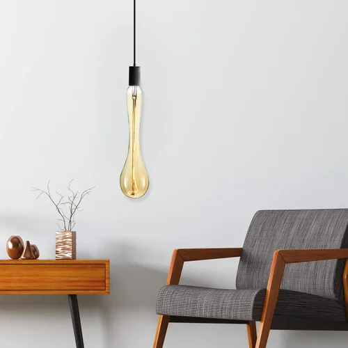 Miniatura 3 de Bombillas Edison decorativas de gran tamaño con base E26, vidrio ámbar, 4 W blanco cálido 2200 K, regulables, bombillas especiales de filamento LED