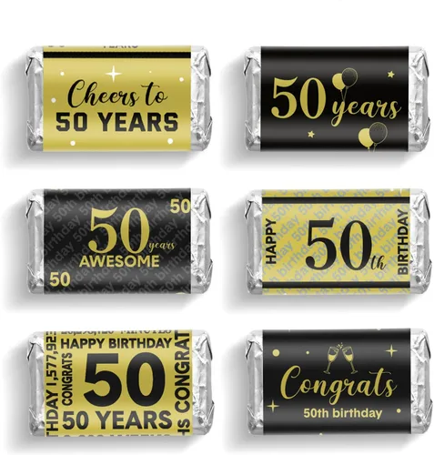 Miniatura 9 de Tenare 180 calcomanías de cumpleaños número 70, color negro y dorado con texto en inglés "Cheers to 70" (Cheers to 70 años), para fiestas