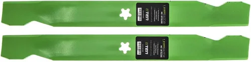 Miniatura 2 de 8TEN LawnRazor - Juego de cuchillas para Craftsman Poulan AYP Husqvarna 42 pulgadas cubierta 138498 134149 532138971 (elevación alta con muescas)