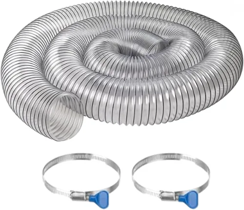 Miniatura 15 de PVC Dust Collection Hose 2.5" x 10',Black
