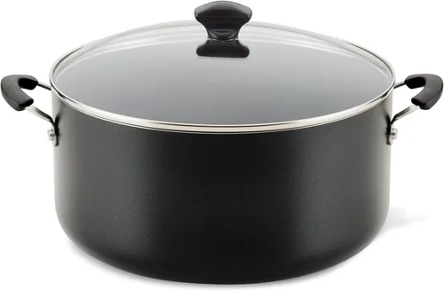 Miniatura 5 de Farberware - Olla de cocina antiadherente con tapa, 10.5 cuartos de galón - Negro