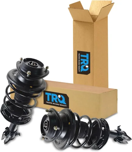 Miniatura 245 de TRQ Conjunto de Amortiguador y Resorte Delantero Cargado con Resorte Helicoidal Pre-ensamblado Compatible con Jeep Cherokee Limited AWD 14-22 Sin