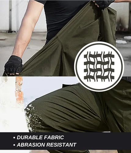 Miniatura 4 de NATUVENIX Snow Pants Men Ski Pants Men Water Resistant Hiking Pants for Men Fleece Lined Tactical Work Snowboard Pants