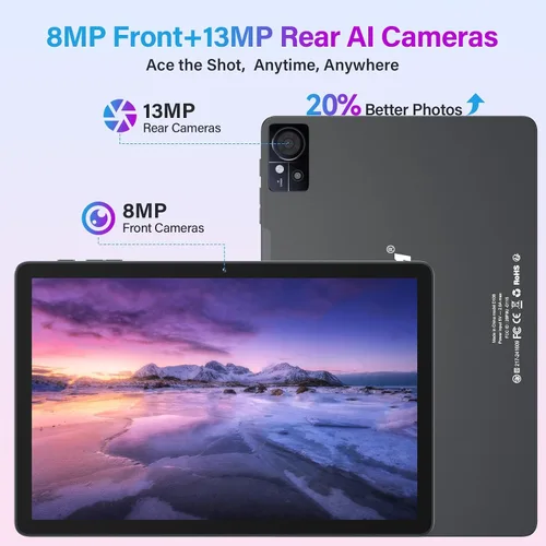 Miniatura 11 de Tablet Android 15 de 11 pulgadas 2025 Última actualización 16 GB RAM 128 GB ROM 1 TB Expandion 5G WiFi celular 21MP doble cámara Octa-core MTK8786.