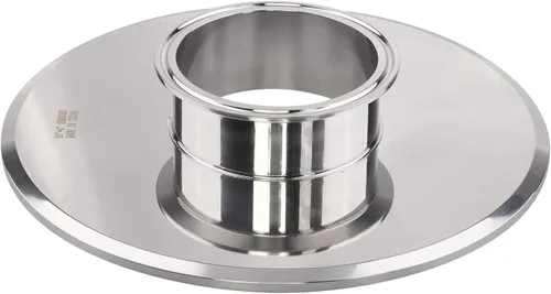 Miniatura 35 de DERNORD Reductor Concéntrico Sanitario Abrazadera Triple Trébol de Acero Inoxidable 304 Tapa de Montaje Sanitaria Reductora