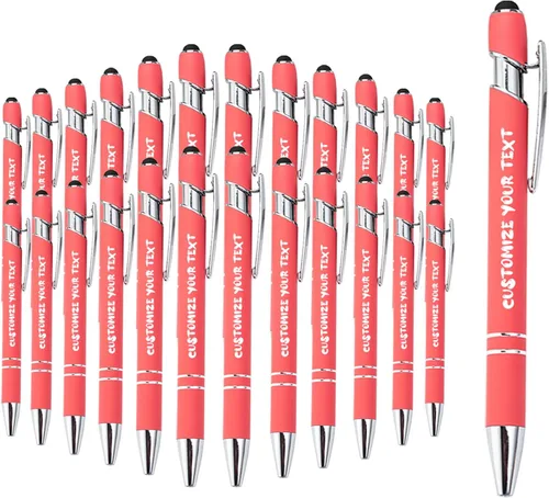 Miniatura 35 de AIFLM Bolígrafos personalizados con nombre a granel hasta 500 unidades de bolígrafos grabados gratis con tu nombre y texto para negocios