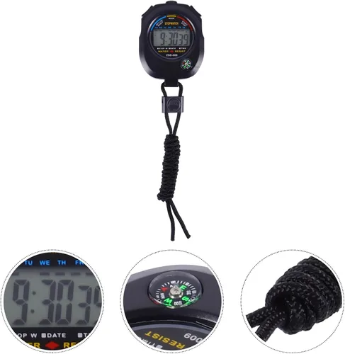 Miniatura 9 de Alasum Cronómetro de juego profesional con temporizador electrónico deportivo para árbitros, temporizador de partidos multifunción digital