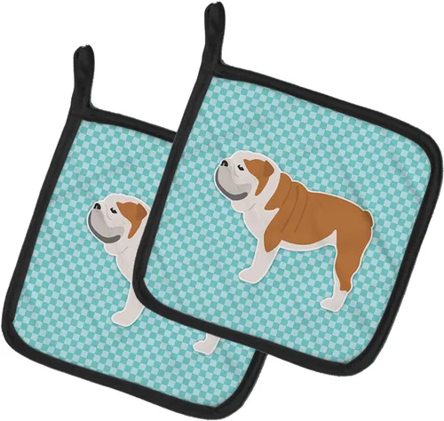 Caroline's Treasures BB3762PTHD - Juego de soportes para ollas de cocina resistentes al calor, almohadillas calientes para horno, horneados, 7 1/2 x