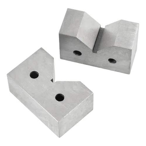 Miniatura 5 de HFS(R) Juego de Bloques en V de Hierro Fundido 2 x 1-3/8 x 7/8 Pulgadas