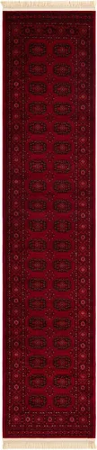 Miniatura 2 de Unique Loom Tekke Collection - Alfombra de área - Khabour (2' 7" x 12' corredor rojo/negro)