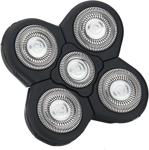 Cabezas de repuesto para afeitadoras eléctricas para hombre, 5 en 1, cabeza de recortadora de cuchilla lavable flotante alternativa reemplazable
