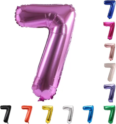 Miniatura 196 de YPSelected Globo grande de 32 pulgadas de helio con números 0-9 de papel de aluminio azul para cumpleaños, bodas y fiestas (Azul, 3)