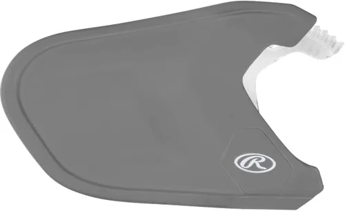 Miniatura 6 de Rawlings Protector facial de ajuste MACH Pieza de extensión ajustable Se adapta a cascos de la serie Mach Mate Opciones LHB y RHB Negro