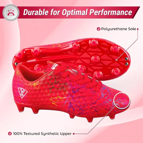 Miniatura 3 de Vizari Zodiac Firm Ground Soccer Cleats Boys Girls Lightweight Youth Football Shoes Durable Molded TPU Outsole Superior Traction on Grass & Turf