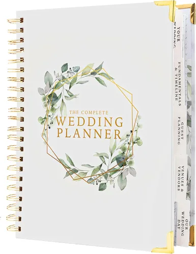 Miniatura 12 de Libro y Organizador de Planificador de Boda de Tu Día Perfecto - Libro de Planificador de Boda - Encuadernación de Planificación Nupcial