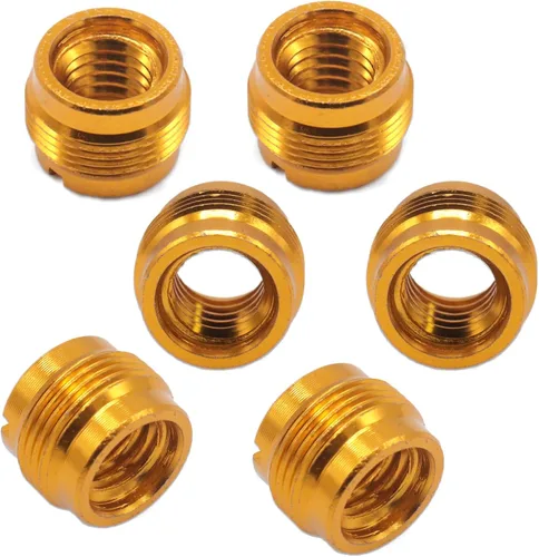 Miniatura 6 de CashBeat Paquete de 3 adaptadores de soporte de micrófono, adaptador de tornillo roscado macho de 5/8 pulgadas a hembra de 3/8 pulgadas para soporte