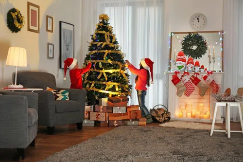 Miniatura 7 de Konrisa Muñecos anidables de Papá Noel enano Matryoshka - Muñecos de madera rusa para fiestas de cumpleaños, juego de 5