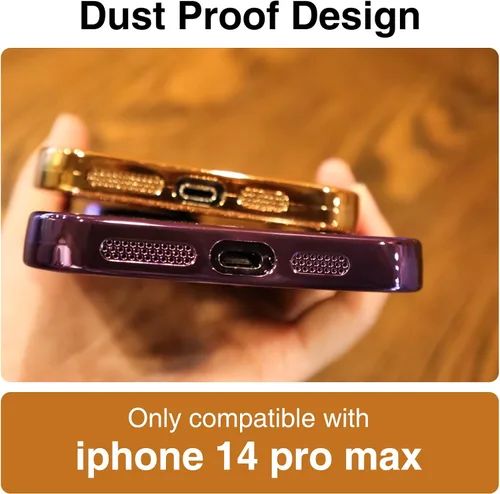 Miniatura 5 de Bonita funda ondulada con purpurina para iPhone 14 Pro Max, funda Kawaii Bling Sparkle para mujeres y niñas, marco ondulado de TPU suave delgado