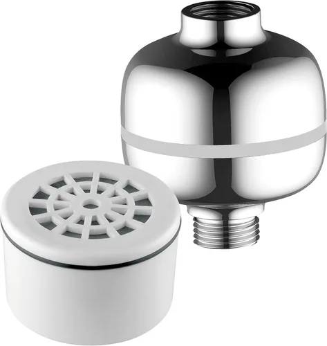 Miniatura 3 de AquaCare by HotelSpa 1139 - Cartucho desechable enriquecido KDF para filtro de ducha universal compacto o cabezales de ducha filtrados/duchas de mano