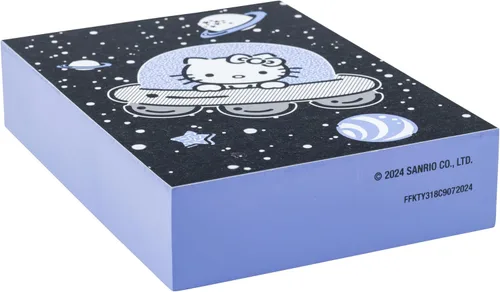 Miniatura 3 de Silver Buffalo Arte de pared con diseño de nave espacial de Hello Kitty de 5 x 7 x 1.5 pulgadas