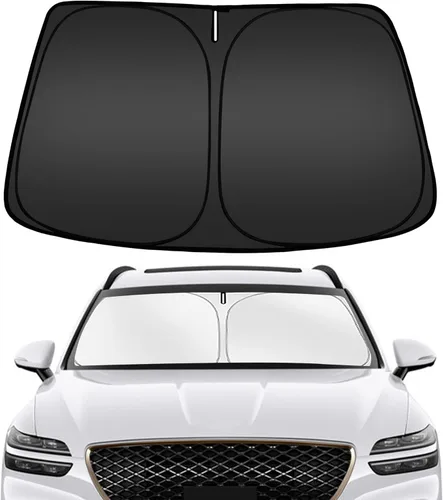 Miniatura 98 de ARISMOTOR - Parasol plegable para parabrisas para Honda Civic 11.ª generación 2022-2025 2026, protector de visera de sol personalizado para ventana