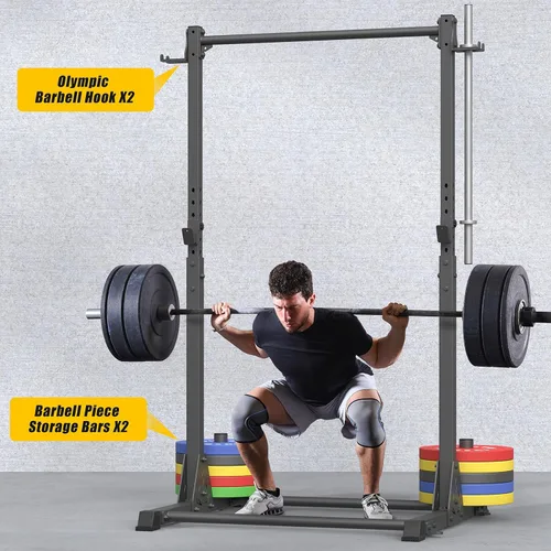 Miniatura 7 de Jusgym Pull Up Station, Strength Training Workout Pull Up Bar Free Standing for Home Gym, Adjustable Heavy Duty Pullup Bar Station Outdoor/Indoor