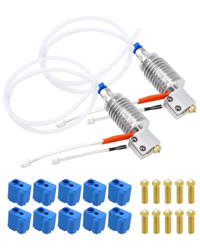 Kit de extrusora de impresora 3D para Anycubic Kobra Max, cabezal de impresión Hotend ensamblado para impresora 3D con 5 calcetines de silicona de
