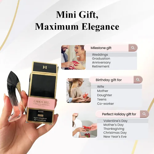 Miniatura 4 de Good Girl Blush Elixir por Carolina Herrera Perfume para mujer, Mini Travel EDP Splash 0.24 oz
