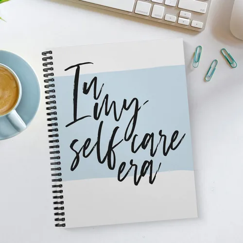 Miniatura 4 de Gotcha Covered Notebooks In My Self Care Era - Cuaderno de espiral, 8.5 x 11 pulgadas, diario motivacional de amor propio, 120 páginas