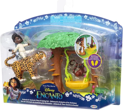 Miniatura 6 de Disney Encanto Antonio's Animal Swing Playset con figura de Jaguar