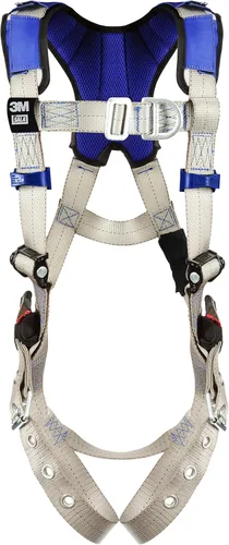 3M DBI-SALA ExoFit X100 Comfort Vest - Arnés de escalada para protección contra caídas, OSHA, ANSI, anillas en D delanteras y traseras, correas de