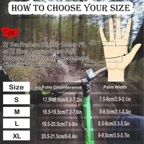 Miniatura 4 de Guantes de motocicleta Fast Passion para hombres/mujeres - Guantes de bicicleta todoterreno y motocross con características antideslizantes
